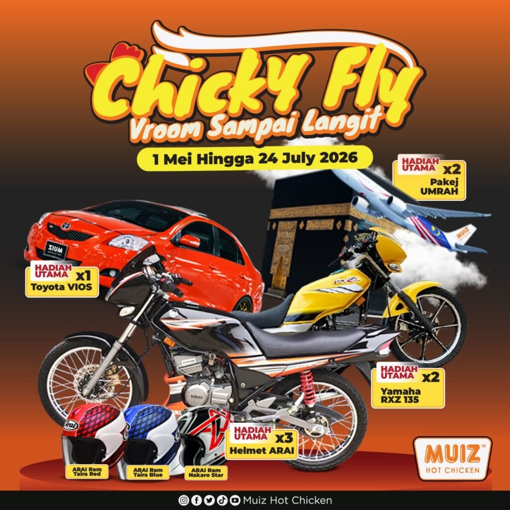 New Campaign Muiz Hot Chicken - Chicky Fly Vroom Sampai Langit